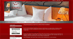 Desktop Screenshot of hotel-am-bachhaus.de